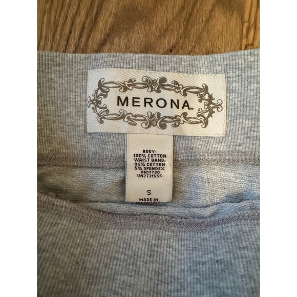 MERONA Gray 100% Cotton Mini Skirt Size Small - Picture 4 of 4